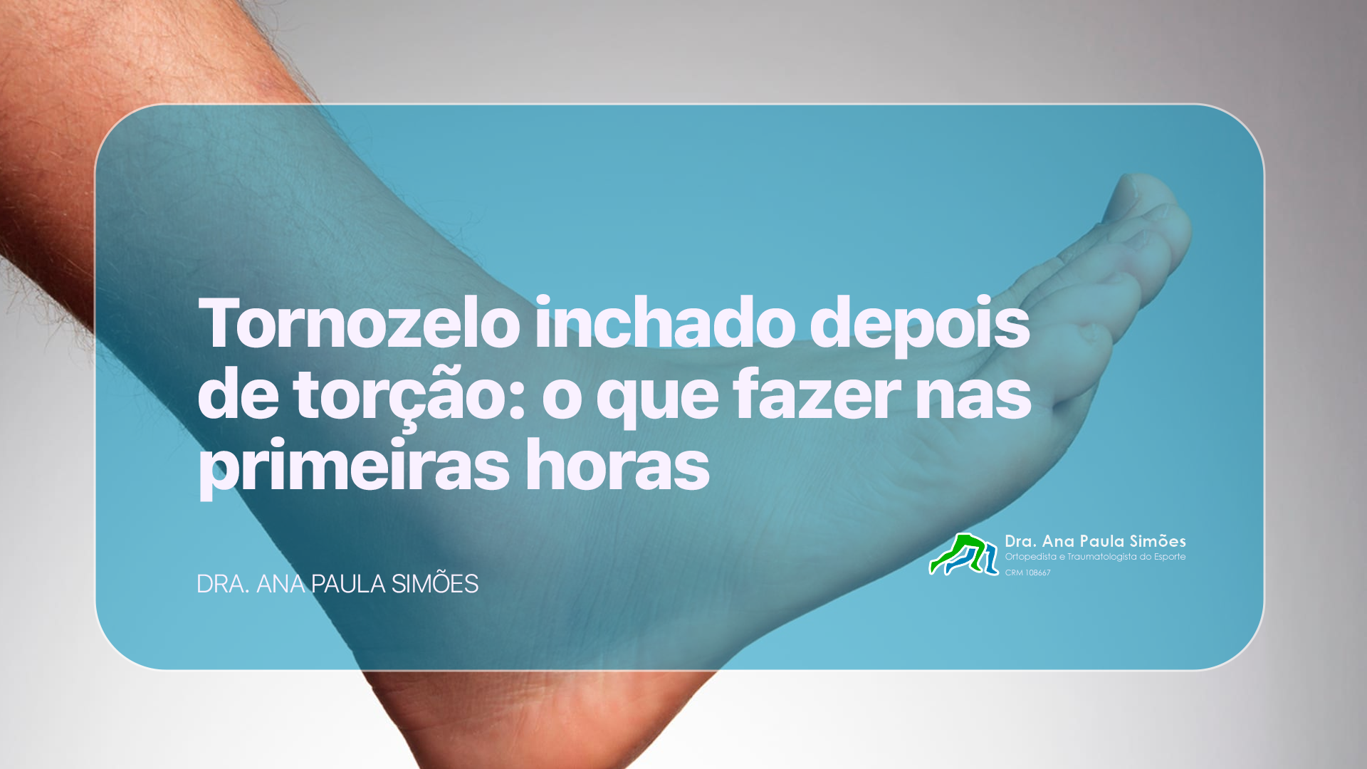 torção de tornozelo