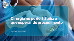 cirurgia no pé