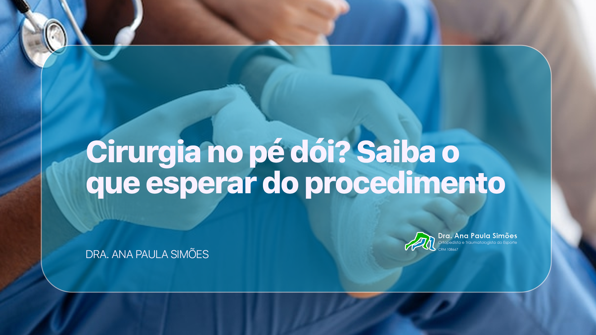cirurgia no pé